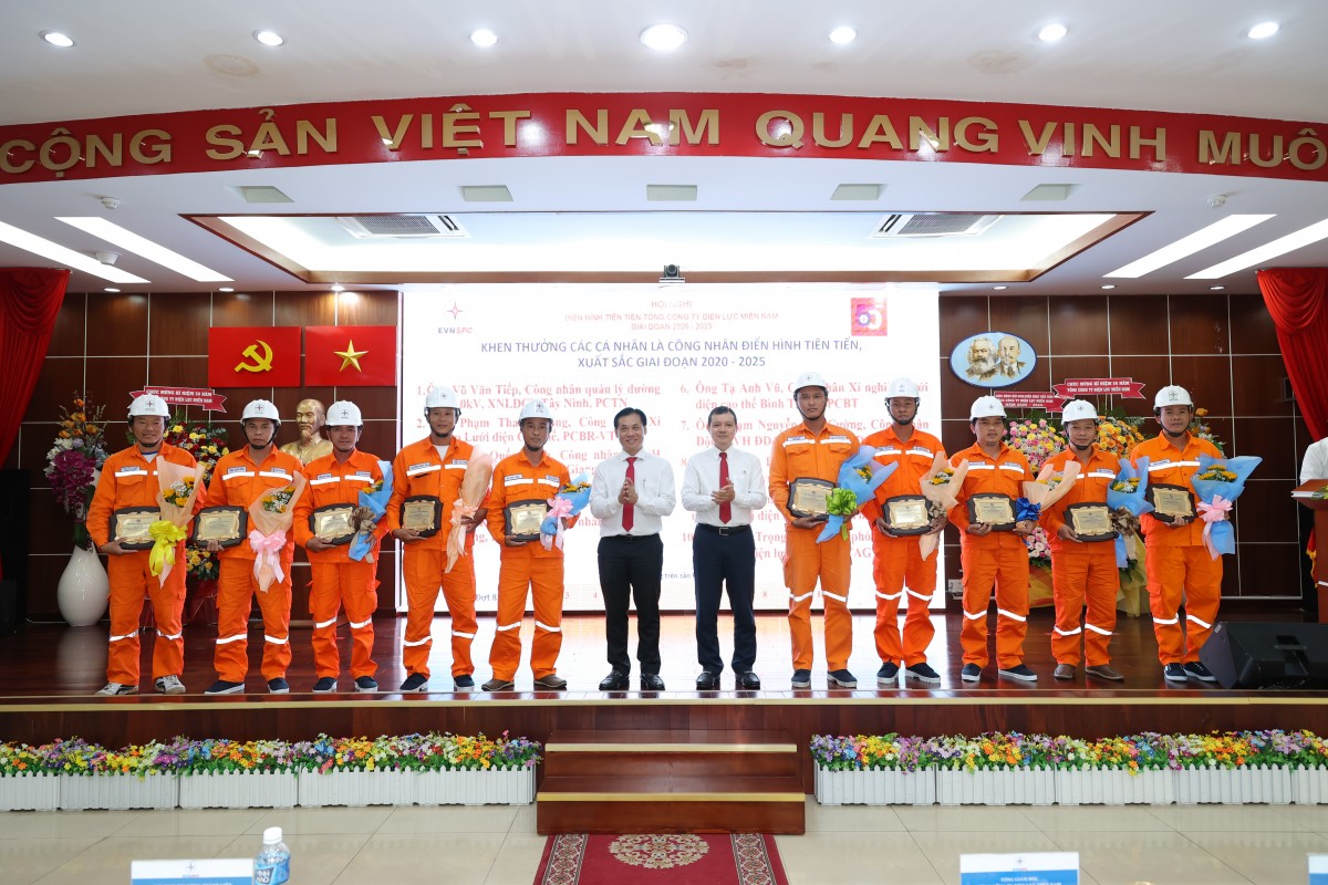 Điện lực miền Nam biểu dương gương điển hình tiên tiến giai đoạn 2020-2025
