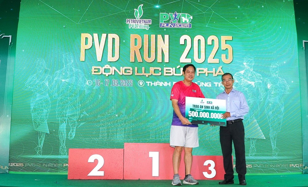 1.209 vận động viên hoàn thành tổng quãng đường 13.500 km tại PVD RUN 2025