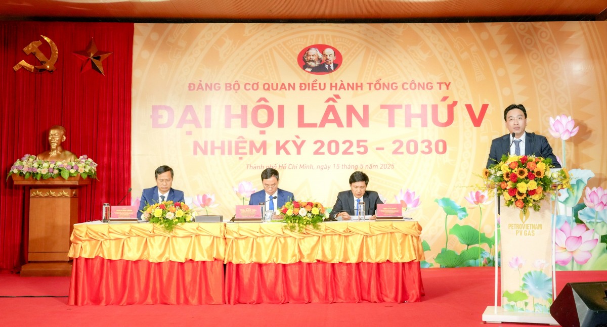 Đại hội Đảng bộ PV GAS lần thứ V (nhiệm kỳ 2025-2030)