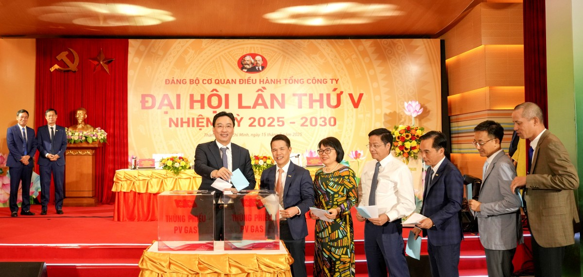 Đại hội Đảng bộ PV GAS lần thứ V (nhiệm kỳ 2025-2030)