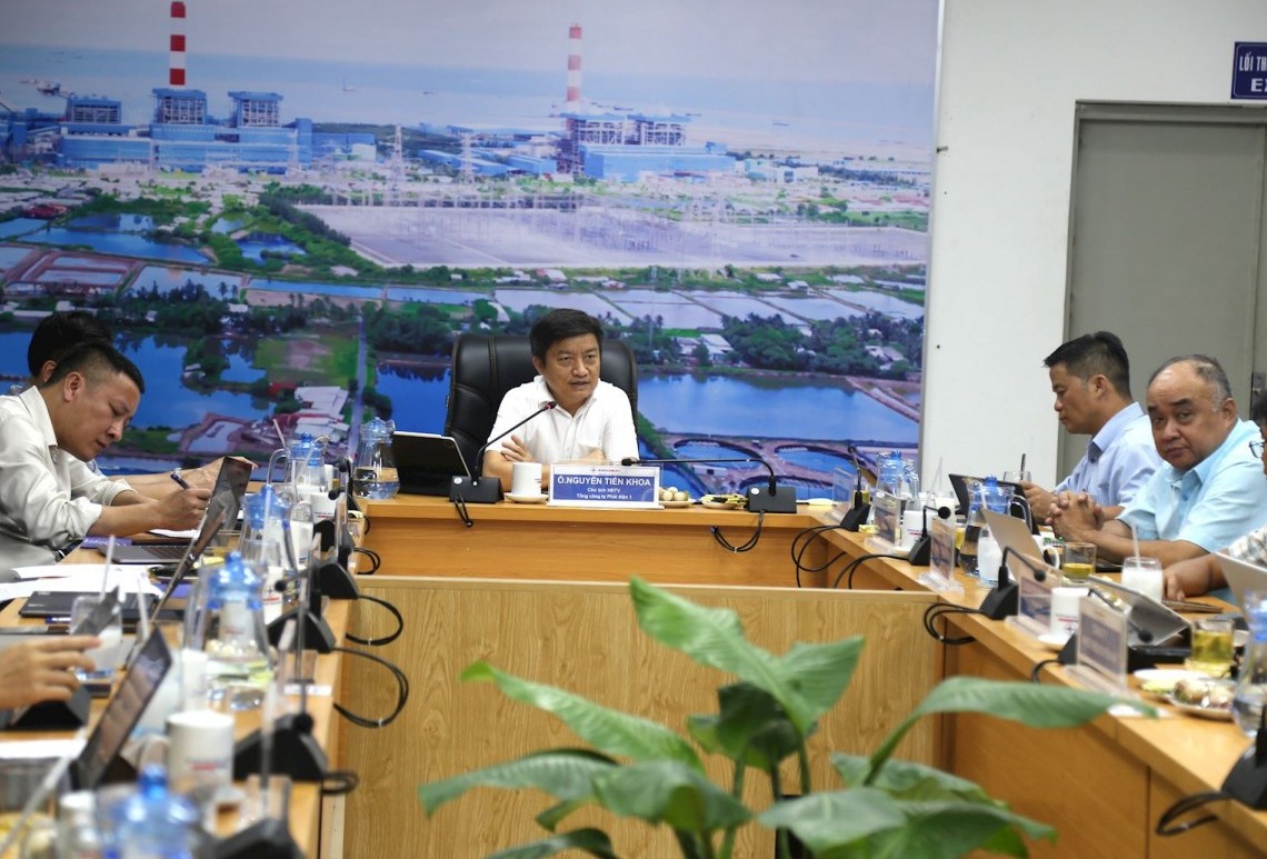 Hội đồng thành viên EVNGENCO1 làm việc với Công ty Nhiệt điện Duyên Hải