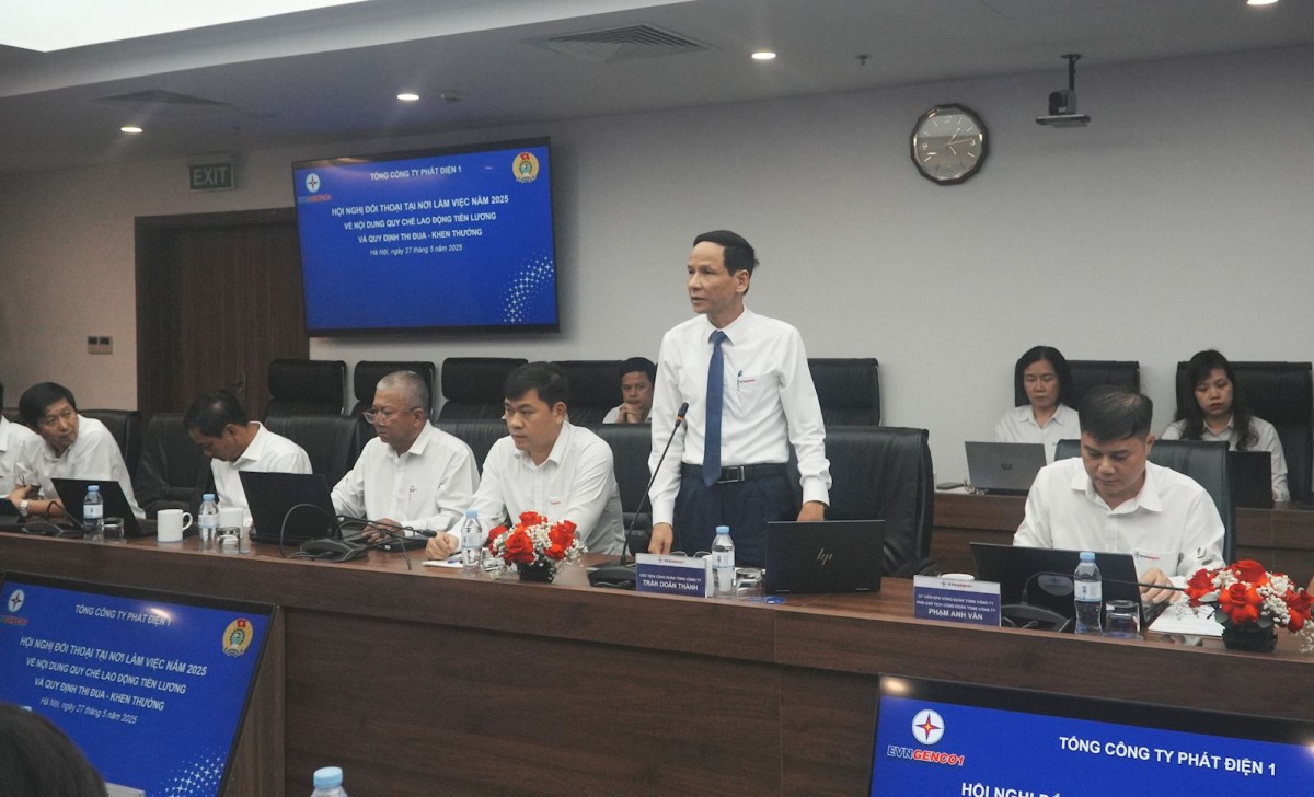 Hội nghị đối thoại tại nơi làm việc năm 2025 của Tổng công ty Phát điện 1