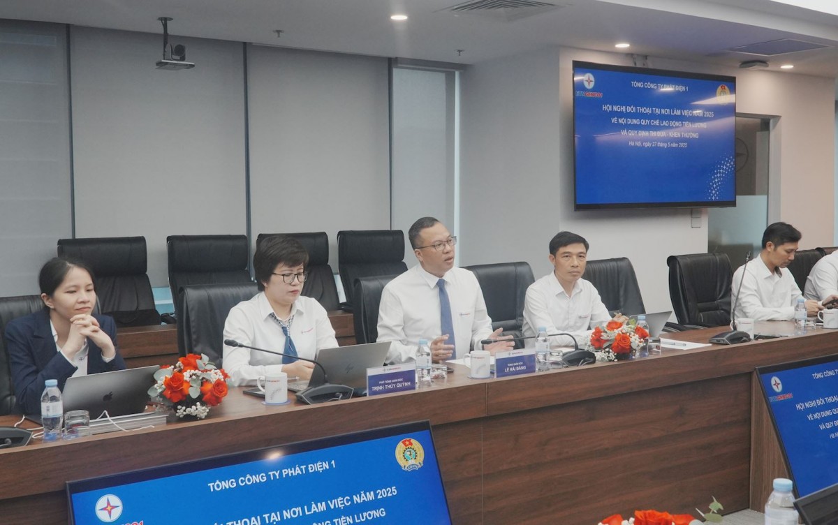 Hội nghị đối thoại tại nơi làm việc năm 2025 của Tổng công ty Phát điện 1
