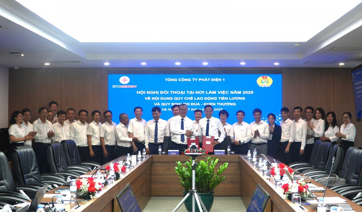 Hội nghị đối thoại tại nơi làm việc năm 2025 của Tổng công ty Phát điện 1