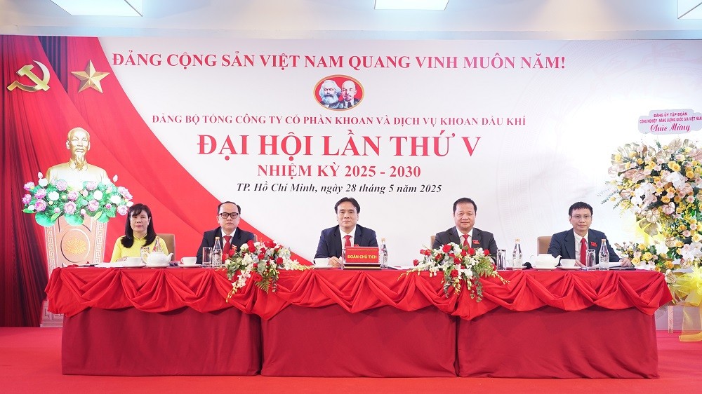Đại hội Đảng bộ PV Drilling lần thứ V (nhiệm kỳ 2025-2030)