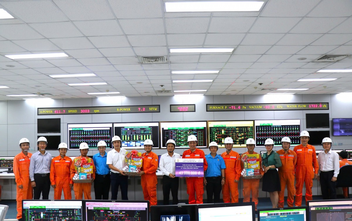 Nhiệt điện Vĩnh Tân sát cánh cùng người lao động, đảm bảo cấp điện mùa khô