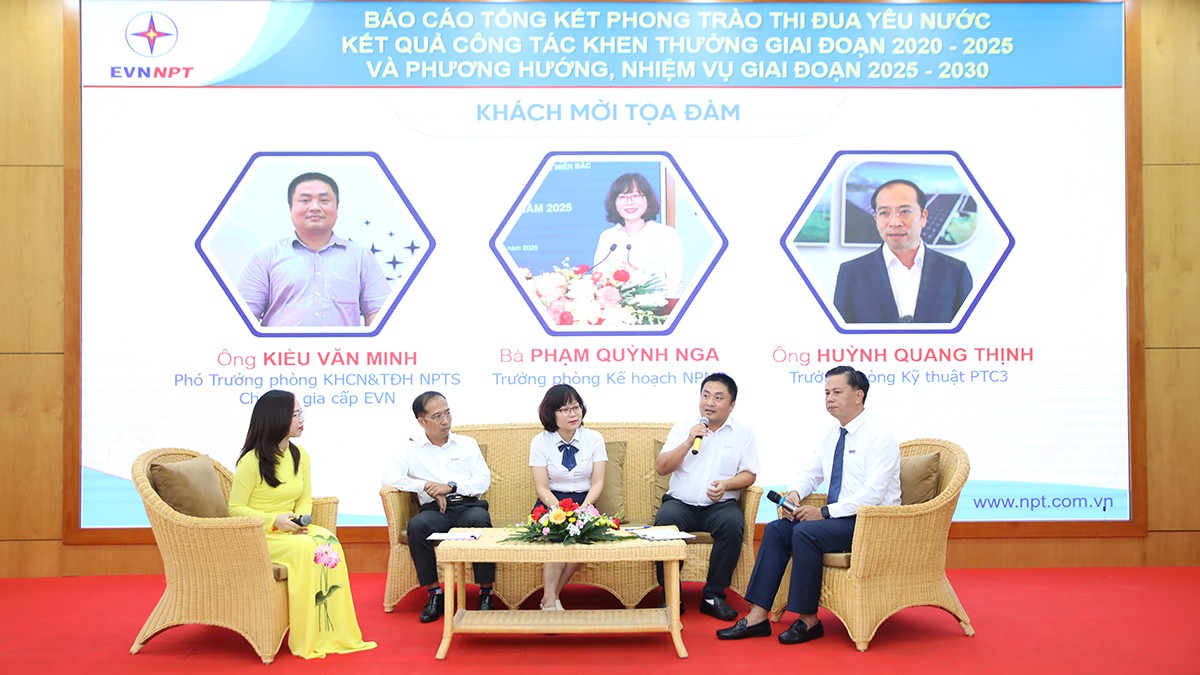 EVNNPT tổng kết phong trào thi đua yêu nước giai đoạn 2020-2025 và vinh danh các điển hình tiên tiến