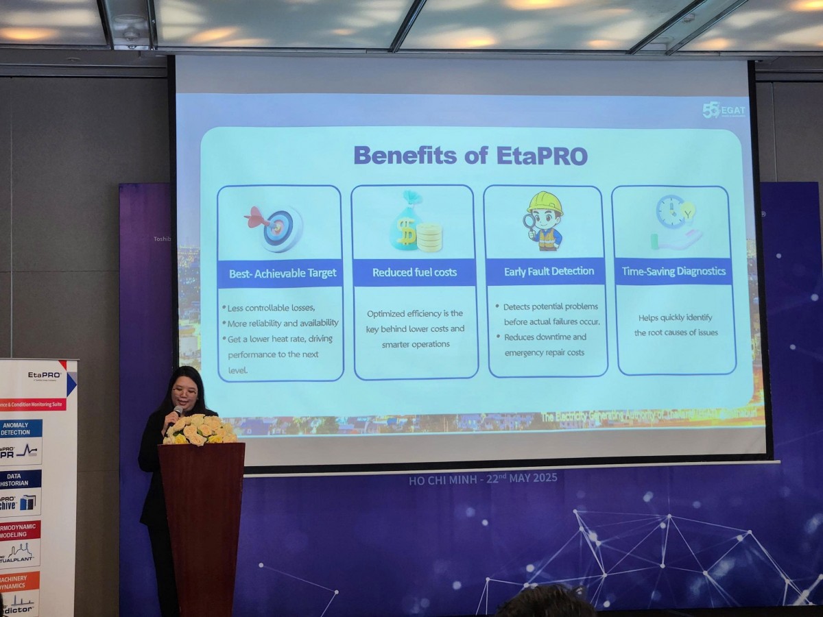 EtaPRO - Giải pháp giám sát, cảnh báo sớm hỗ trợ bảo trì cho các nhà máy điện Việt Nam