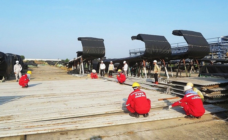 Trên công trường dự án Nhà máy Nhiệt điện Long Phú 1 (cập nhật 5/6/2025)