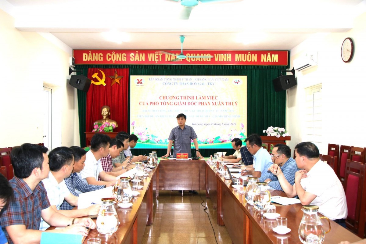 Tiến độ dự án khai thác xuống sâu dưới mức -220 mỏ Bình Minh (Than Hòn Gai)