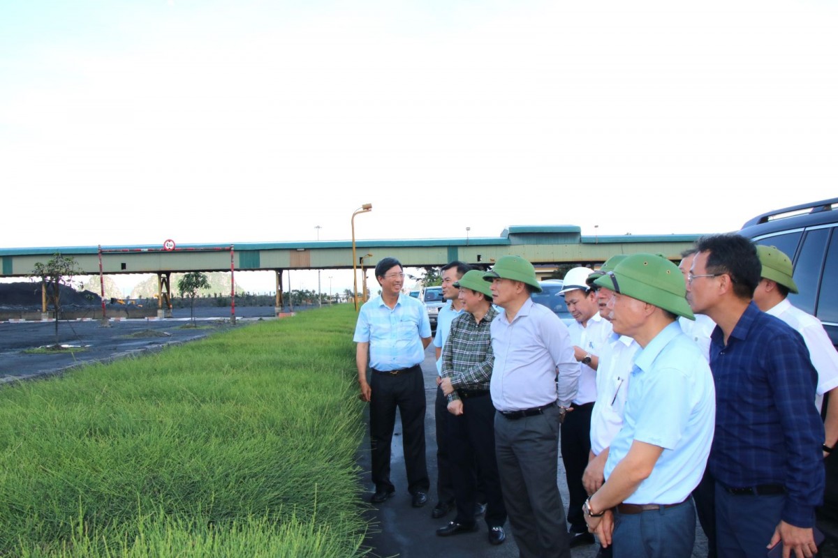 Tổng Giám đốc TKV kiểm tra sản xuất các đơn vị kho vận, sàng tuyển, tiêu thụ than