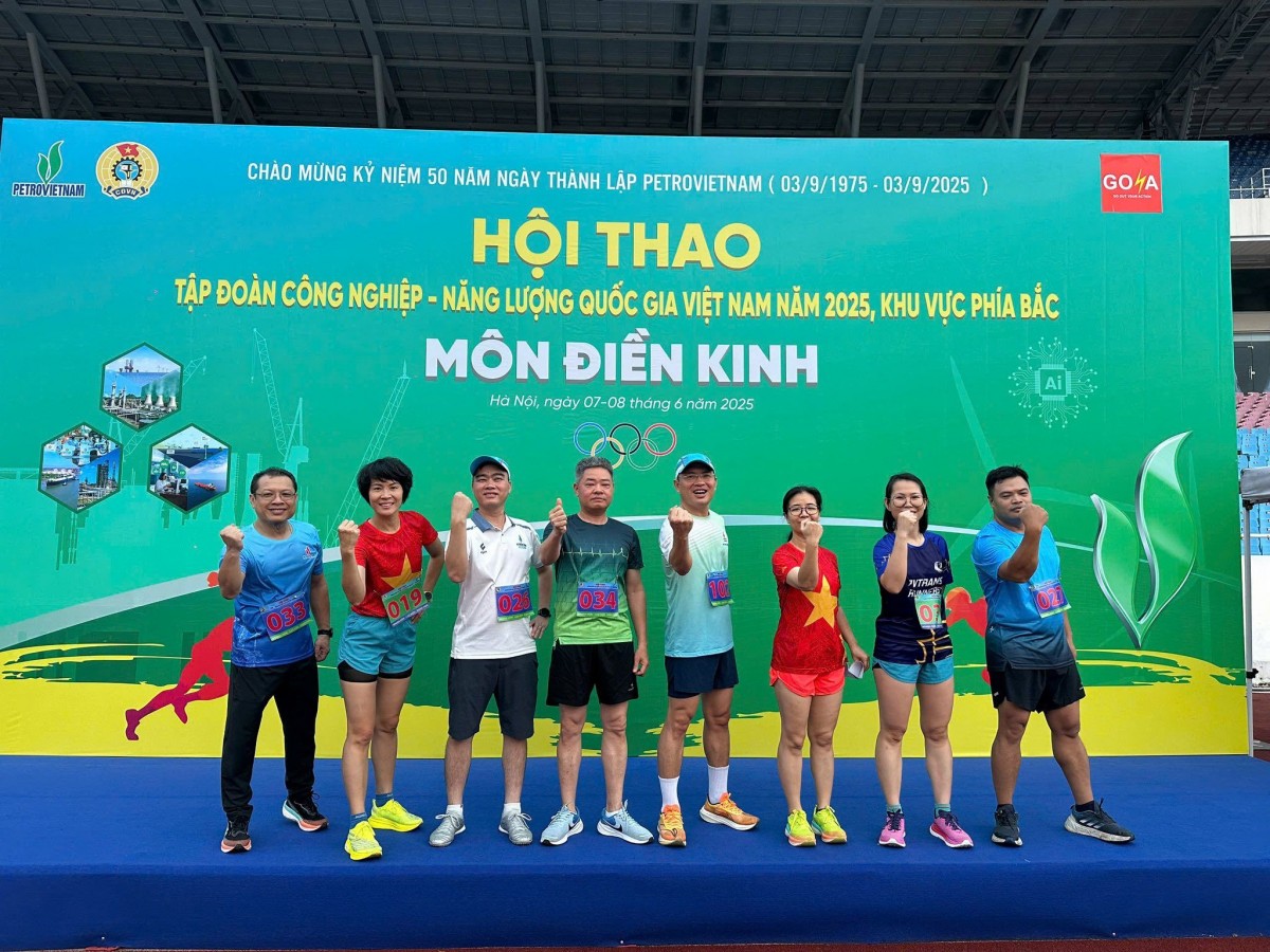PVTrans đoạt 3 huy chương vàng tại Hội thao Dầu khí khu vực phía Bắc năm 2025