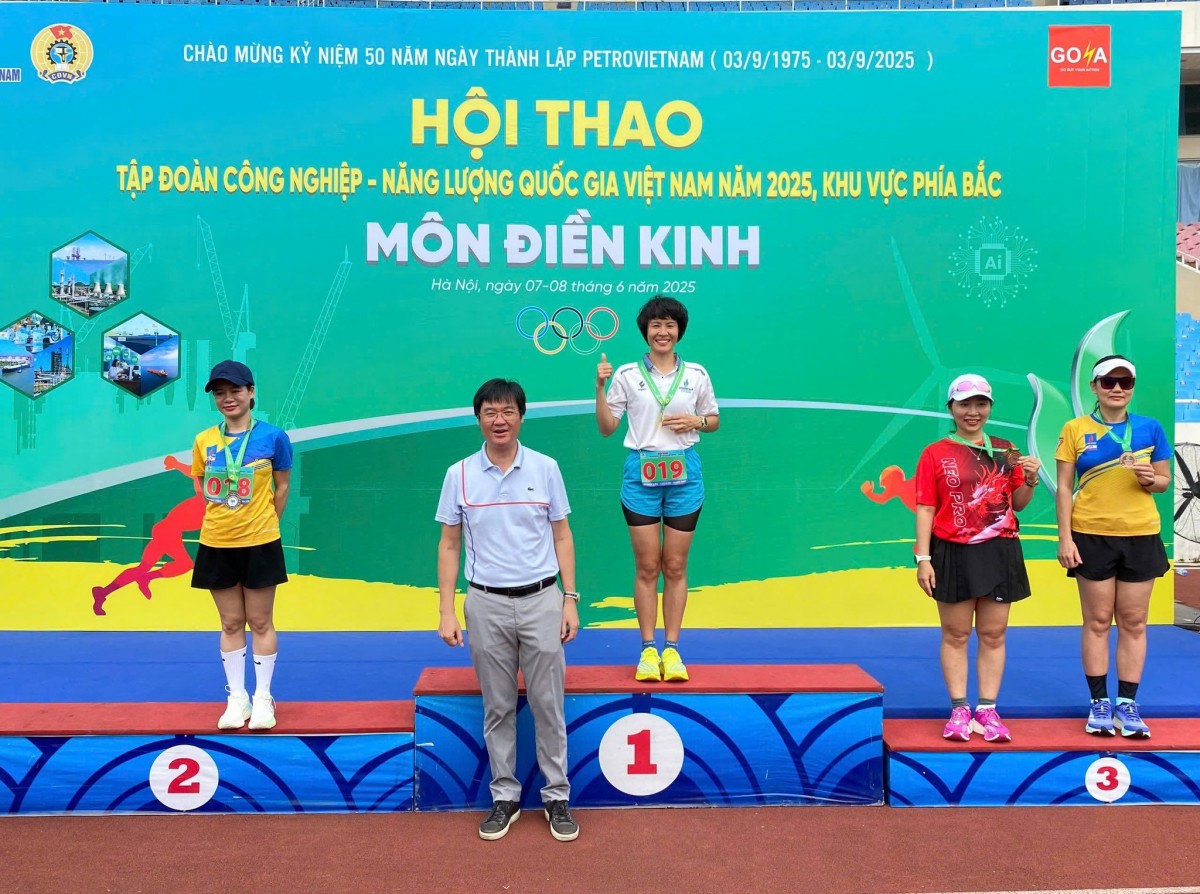 PVTrans đoạt 3 huy chương vàng tại Hội thao Dầu khí khu vực phía Bắc năm 2025