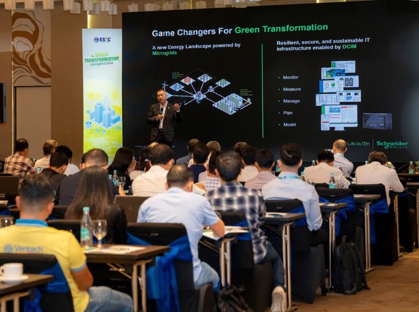 ESEC và Schneider Electric đồng hành thúc đẩy chuyển đổi xanh với giải pháp Microgrid và DCIM