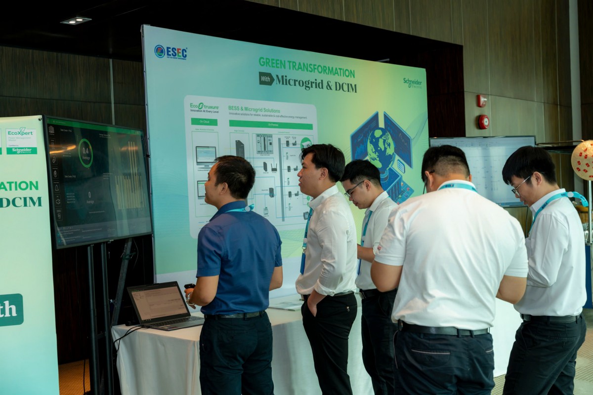 ESEC và Schneider Electric đồng hành thúc đẩy chuyển đổi xanh với giải pháp Microgrid và DCIM
