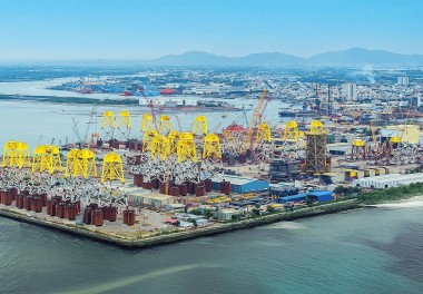 PTSC hoàn thành 33 chân đế cho dự án điện gió ngoài khơi Đài Loan