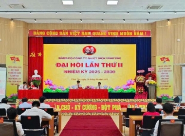 Đại hội Đảng bộ Công ty Nhiệt điện Vĩnh Tân (nhiệm kỳ 2025-2030)
