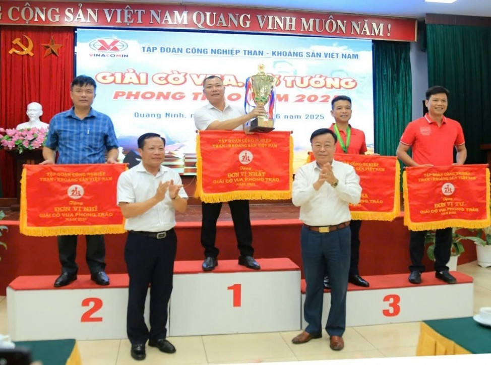Quacontrol giành giải ba toàn đoàn Giải Cờ vua - Cờ tướng phong trào TKV năm 2025