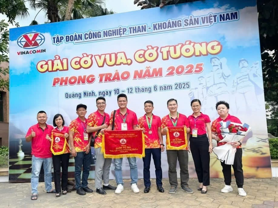 Quacontrol giành giải ba toàn đoàn Giải Cờ vua - Cờ tướng phong trào TKV năm 2025