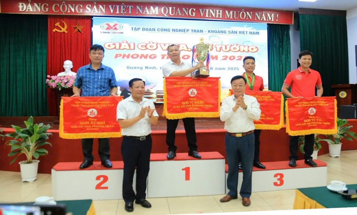 Quacontrol giành giải ba toàn đoàn Giải Cờ vua - Cờ tướng phong trào TKV năm 2025