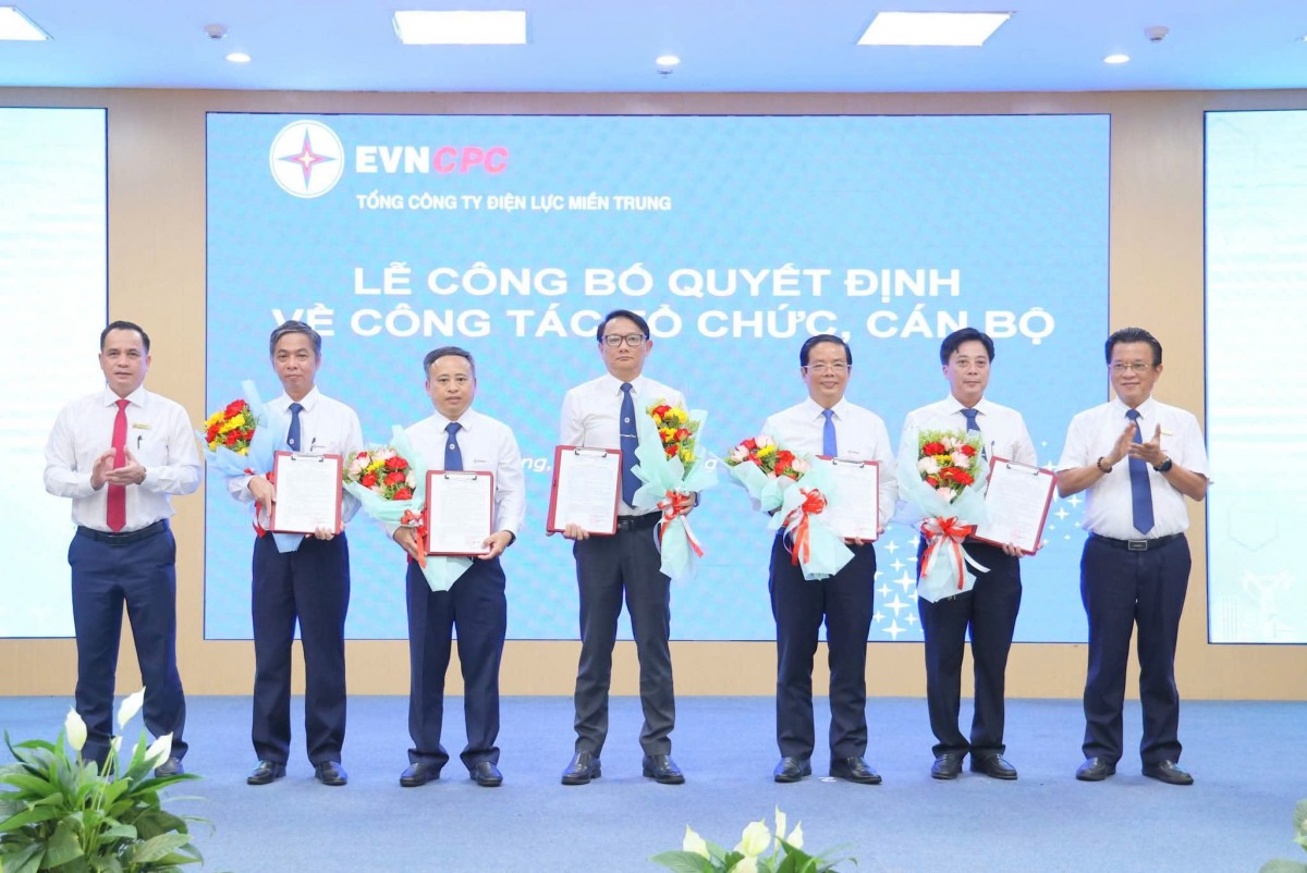 EVNCPC công bố quyết định bổ nhiệm Giám đốc Công ty Điện lực Quảng Trị