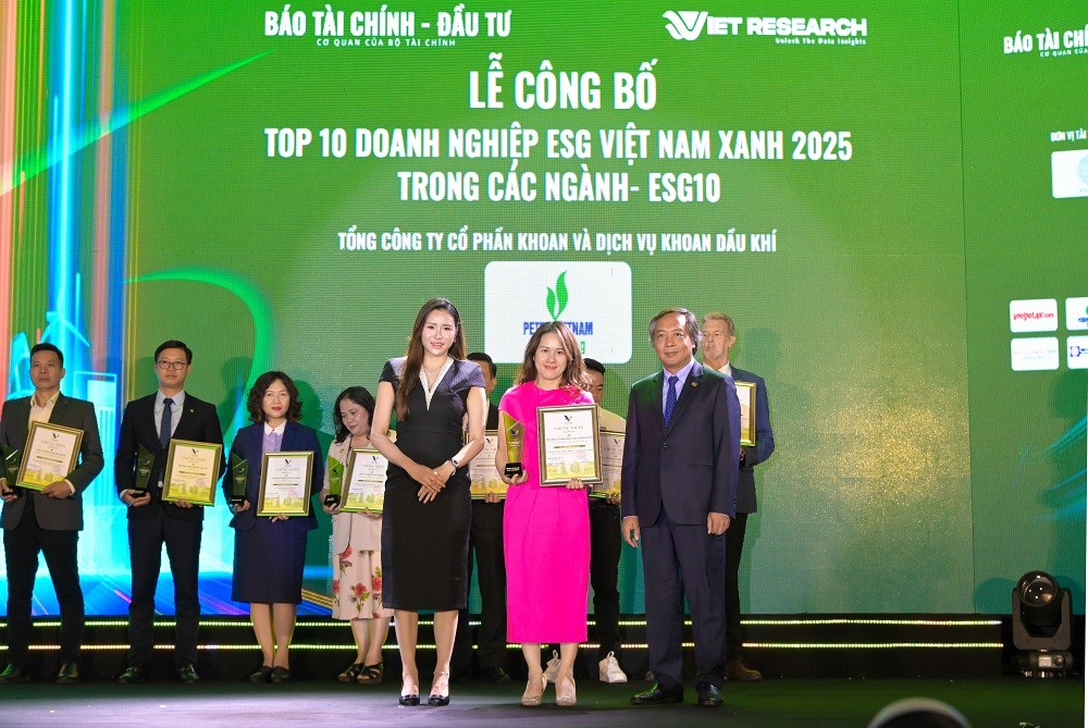 PV Drilling được vinh danh ba hạng mục tại Diễn đàn Innovation and ESG Summit 2025