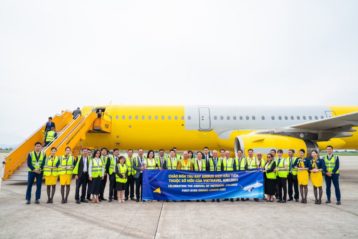 Vietravel Airlines đón máy bay Airbus A321 đầu tiên thuộc quyền sở hữu của hãng