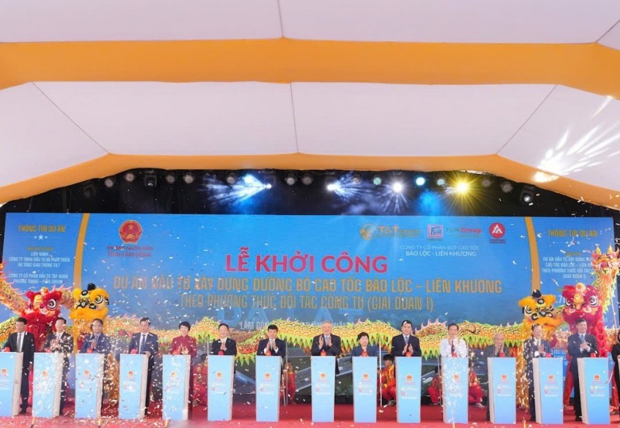Khởi công dự án cao tốc Bảo Lộc - Liên Khương, tổng vốn đầu tư trên 17.700 tỷ đồng