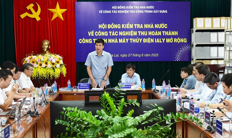 Nghiệm thu hoàn thành công trình Nhà máy Thủy điện Ialy mở rộng