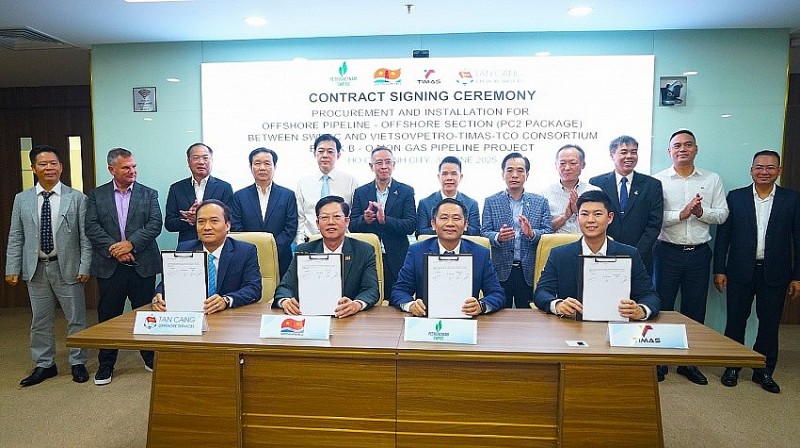 Bắt đầu mua sắm và thi công tuyến đường ống dẫn khí Lô B - Ô Môn