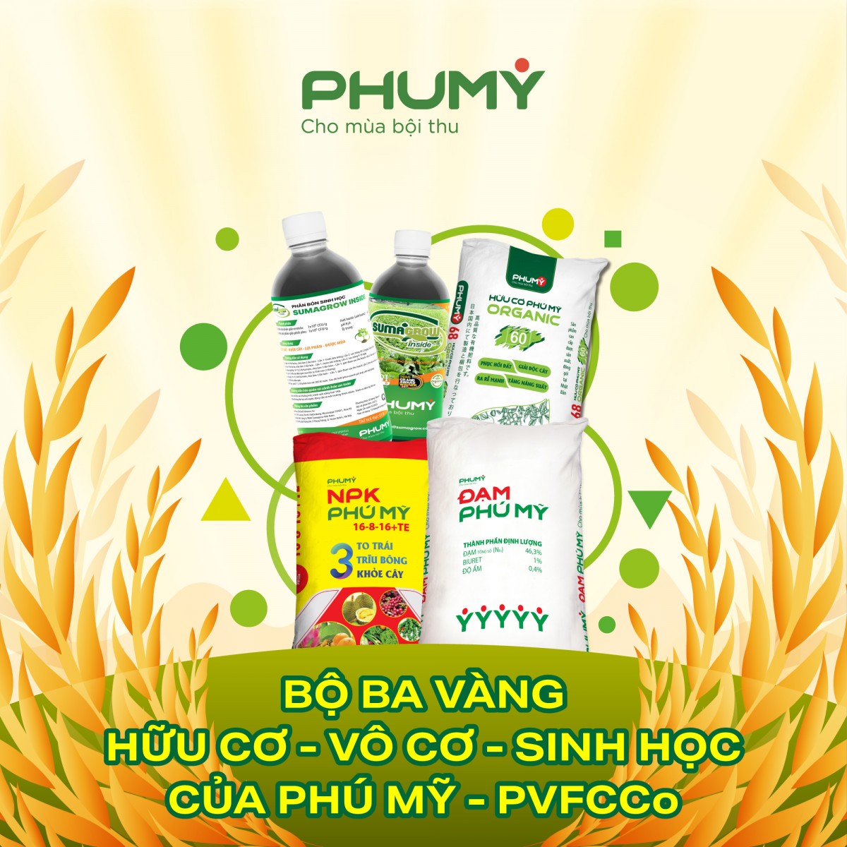 Bộ ba vàng ‘vô cơ - hữu cơ - sinh học’ của Phú Mỹ - PVFCCo