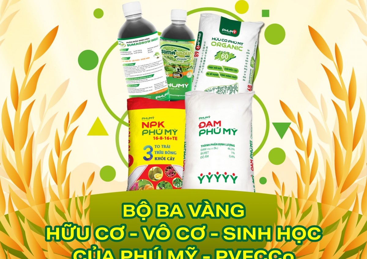Bộ ba vàng ‘vô cơ - hữu cơ - sinh học’ của Phú Mỹ - PVFCCo