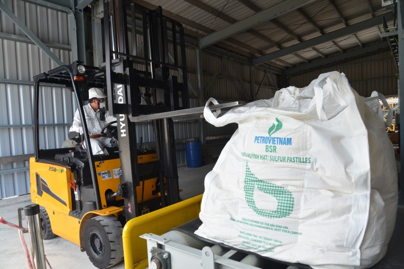 BSR sản xuất thành công sản phẩm mới ‘lưu huỳnh hạt’ và xuất bán trong tháng 7/2025