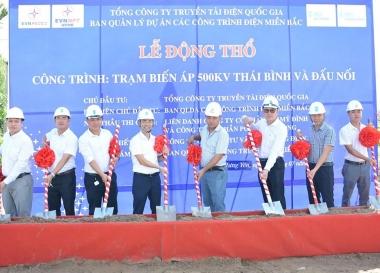 Triển khai thi công dự án Trạm biến áp 500kV Thái Bình và đường dây đấu nối