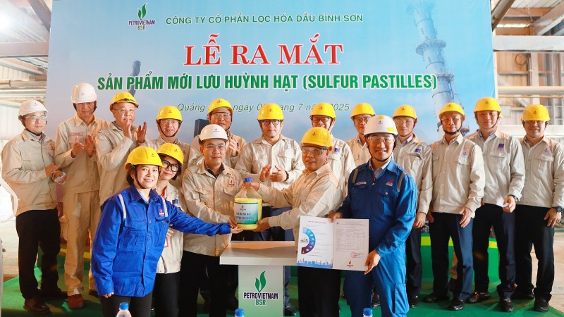Ra mắt sản phẩm lưu huỳnh hạt (Sulfur Pastilles) - Bước tiến mới trong quá trình lọc hóa dầu