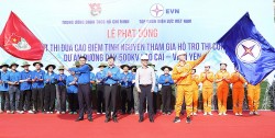 Phát động thi đua tình nguyện hỗ trợ thi công đường dây 500kV Lào Cai - Vĩnh Yên
