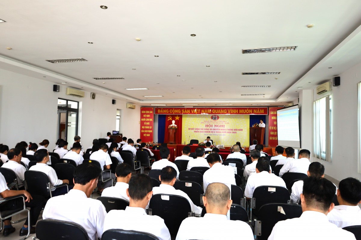 Thủy điện An Khê - Ka Nak sơ kết công tác Đảng và chuyên môn 6 tháng đầu năm, nhiệm vụ 6 tháng cuối năm 2025