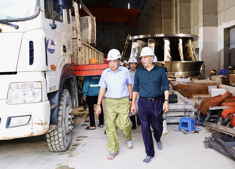 Trên công trường Thủy điện Hòa Bình mở rộng (ngày 22/7/2025)