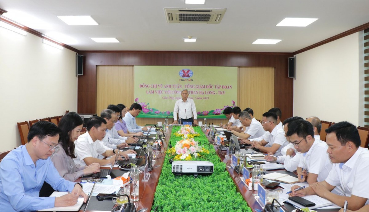 Tình hình triển khai dự án khai thác hầm lò mỏ Khe Chàm II-IV