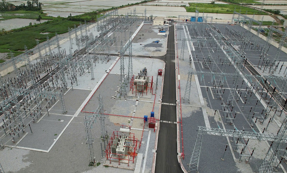 Đóng điện Trạm biến áp 220kV Dương Kinh (Hải Phòng)