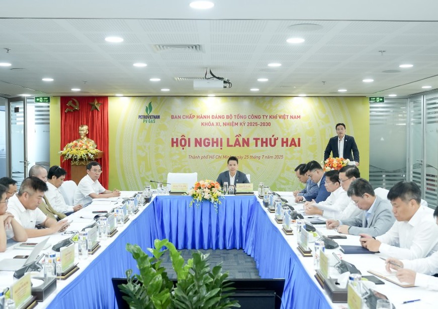 Ban Chấp hành Đảng bộ PV GAS tổ chức Hội nghị lần thứ hai (nhiệm kỳ 2025-2030)