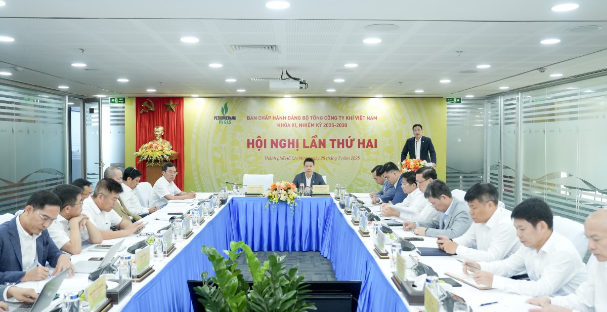 Ban Chấp hành Đảng bộ PV GAS tổ chức Hội nghị lần thứ hai (nhiệm kỳ 2025-2030)