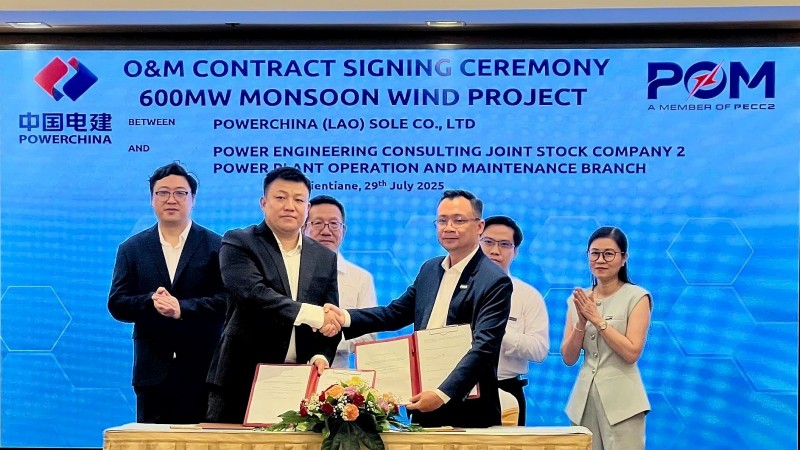Doanh nghiệp Việt Nam vận hành, bảo trì (O&M) Nhà máy điện gió Monsoon (Lào)