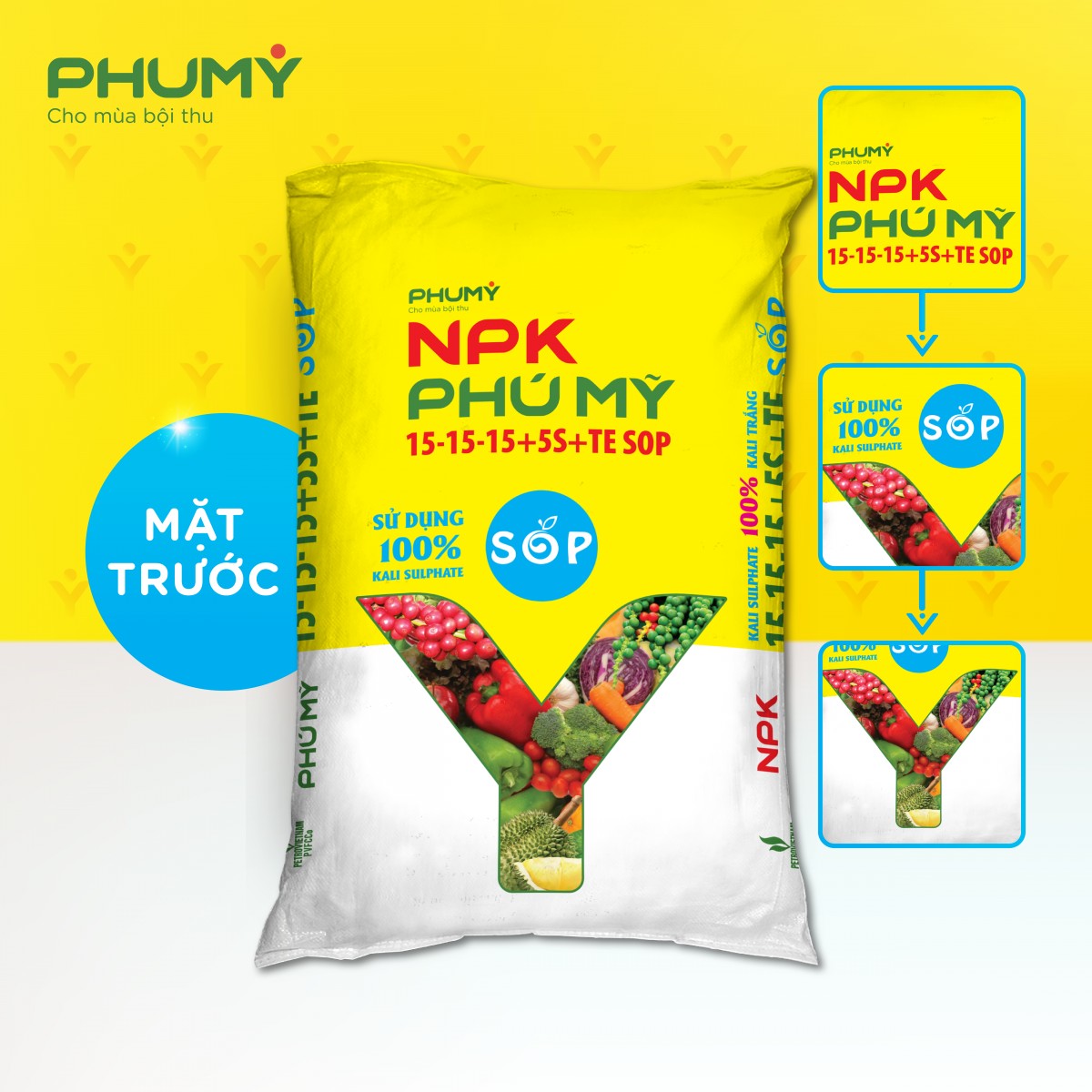 Phân bón Phú Mỹ ra mắt sản phẩm mới NPK PHÚ MỸ 15-15-15+5S+TE SOP