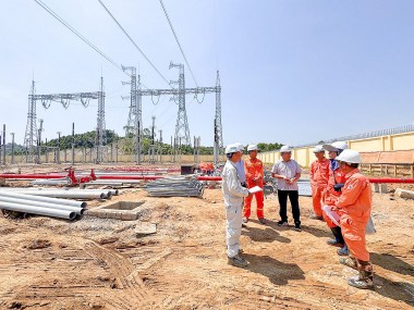 Tình hình thực hiện dự án đường dây 500kV Lào Cai - Vĩnh Yên (cập nhật ngày 31/7)