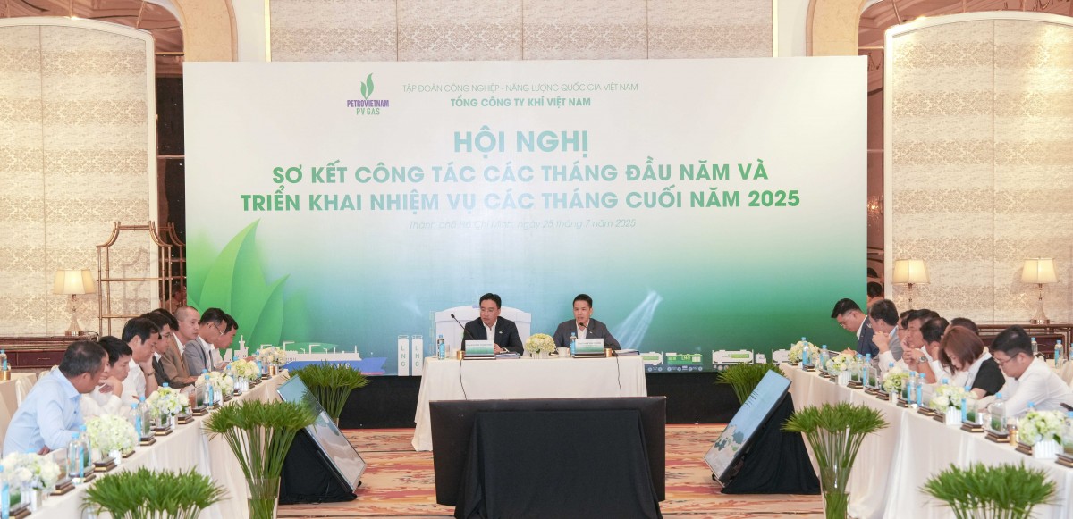 PV GAS sơ kết hoạt động 7 tháng đầu năm, bàn mục tiêu các tháng cuối năm 2025