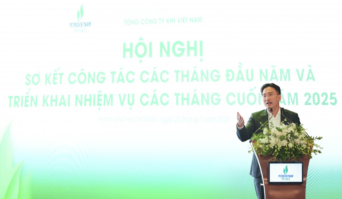 PV GAS sơ kết hoạt động 7 tháng đầu năm, bàn mục tiêu các tháng cuối năm 2025