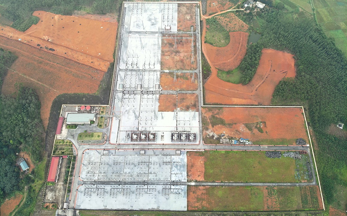 Đóng điện dự án nâng công suất Trạm biến áp 500kV Việt Trì (tỉnh Phú Thọ)