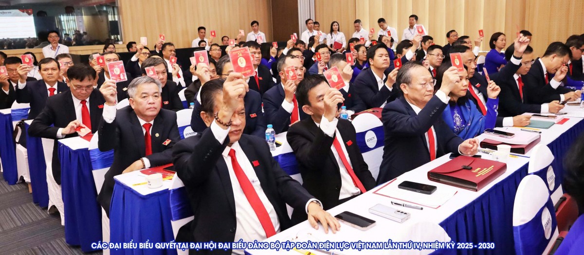 Đại hội đại biểu Đảng bộ EVN lần thứ IV (nhiệm kỳ 2025-2030)