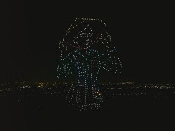 Mãn nhãn màn trình diễn drone lớn nhất từ trước tới nay tại Tây Ninh